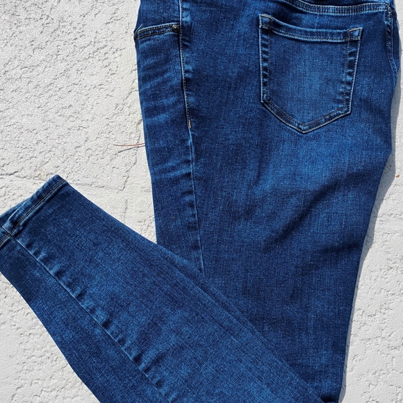 Lane Bryant Skinny Blue Jeans with Comfortable Stretch - Picture 2 of 8